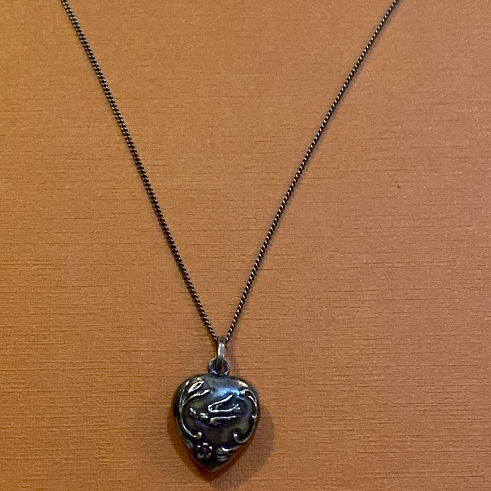 Saint Laurent Long Necklace Victor Brass Metal
